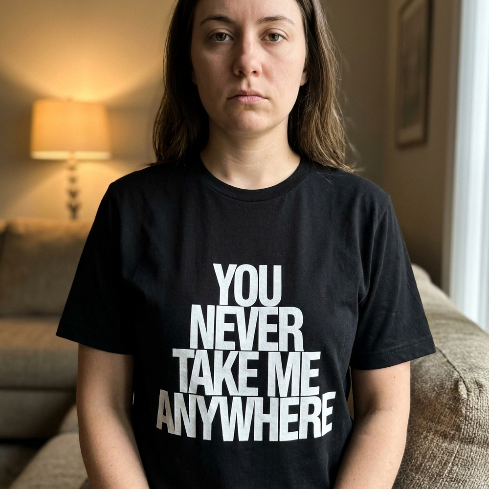 You Never Take Me Anywhere Shirt | Funny Couples Tee