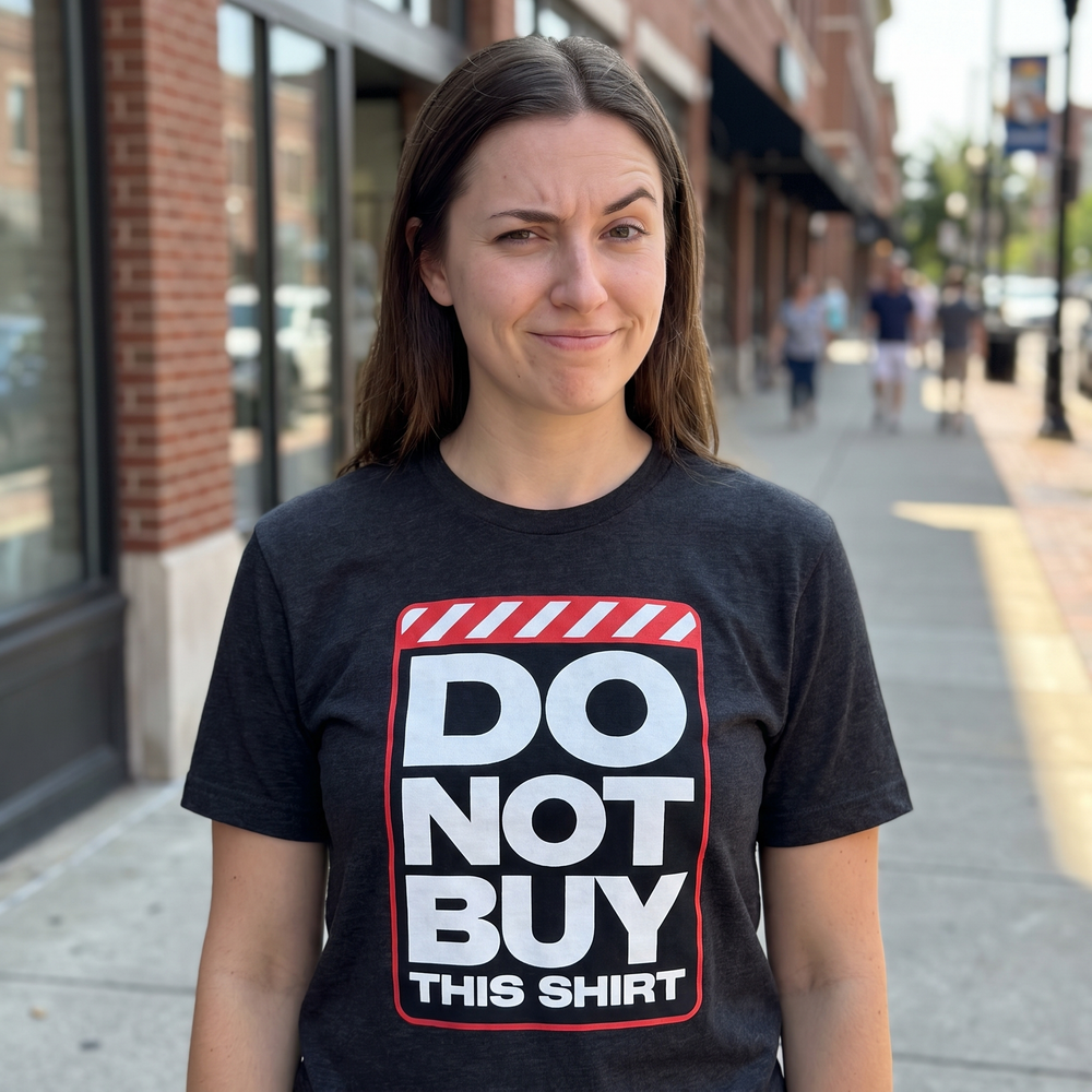 Do Not Buy This Shirt | Funny Reverse Psychology Tee