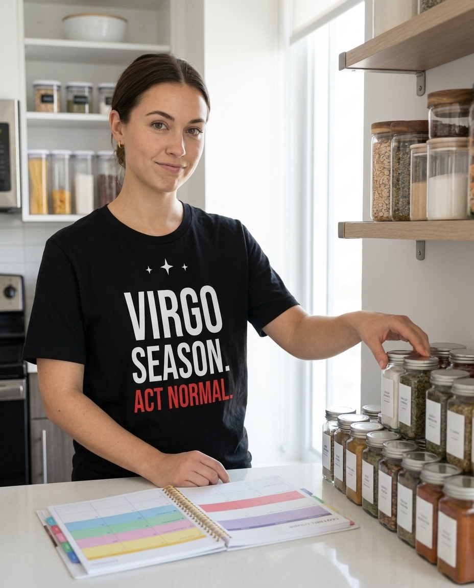 Virgo Season Act Normal Shirt | Funny Zodiac Astrology Tee