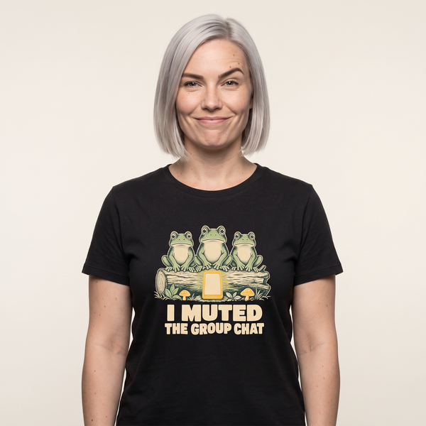 Funny Group Chat Shirt | I Muted The Group Chat Tee
