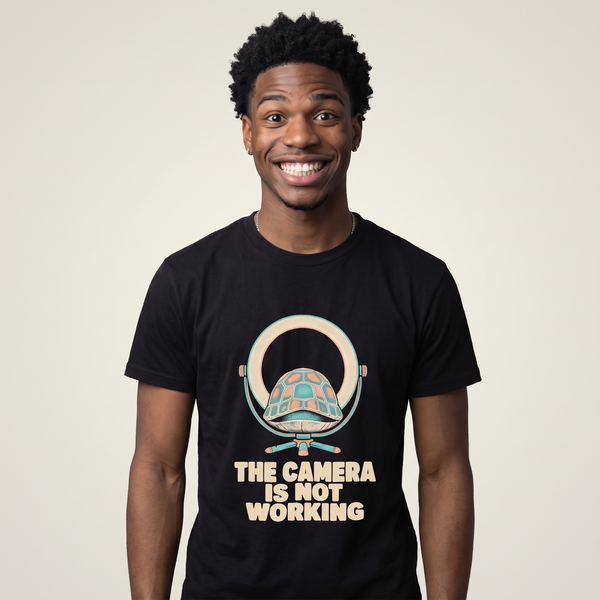 Funny Work From Home Shirt | The Camera Is Not Working Tee