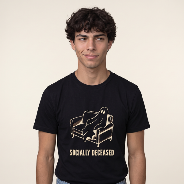 Funny Ghost Shirt | Socially Deceased Tee