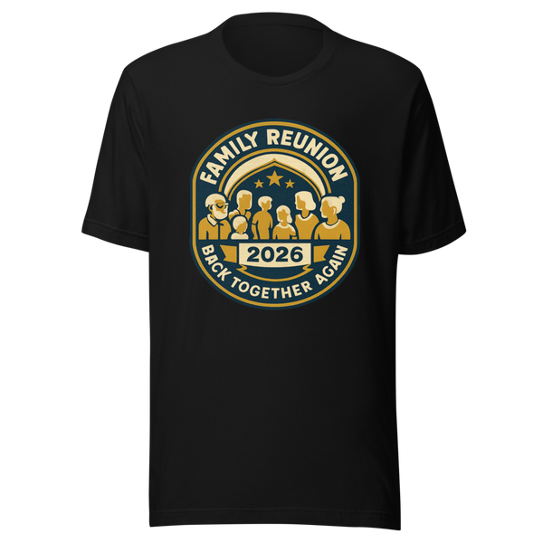 Family Reunion 2026 Summer Crew Pack Shirt front view