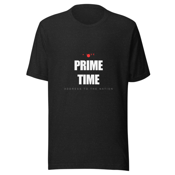 prime time address trump tee — front view