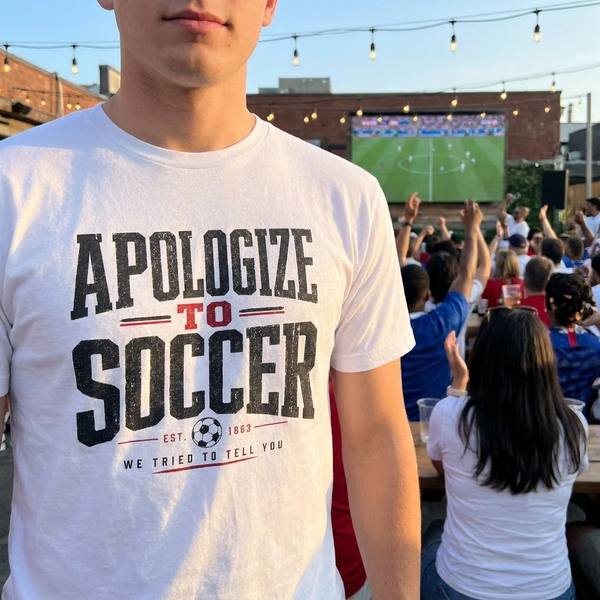 Apologize to Soccer Shirt - Funny Vintage Soccer Fan Tee