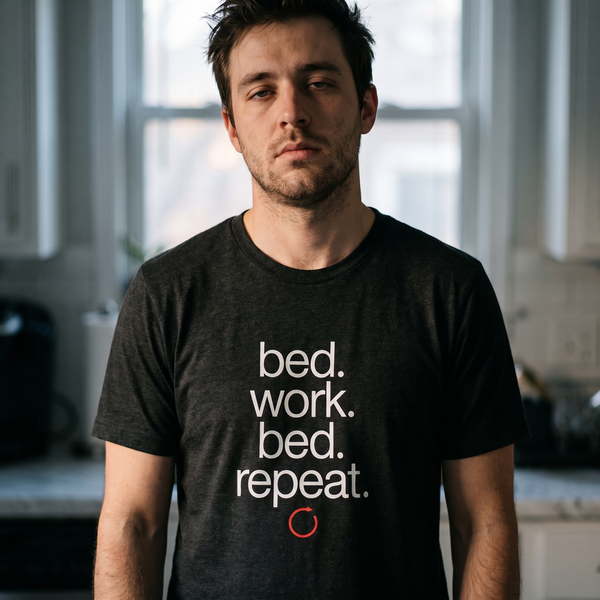 Bed Work Bed Repeat Shirt | Funny Work Life Tee