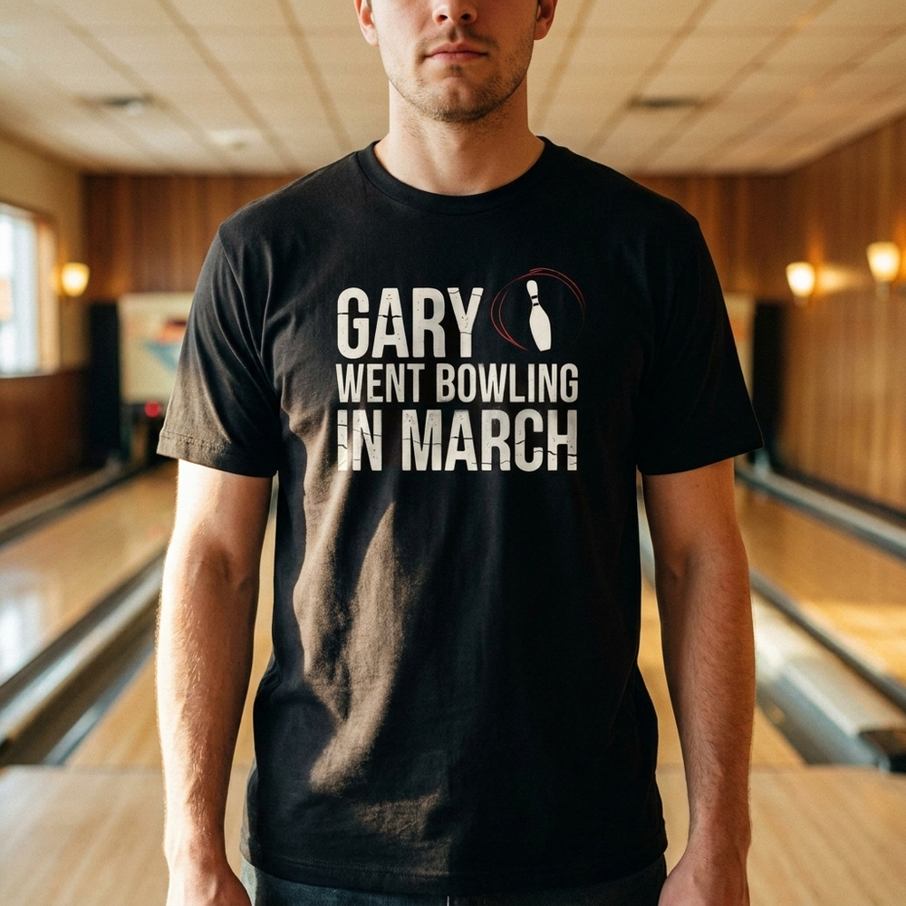 Gary Went Bowling In March Shirt | Funny Meme Tee