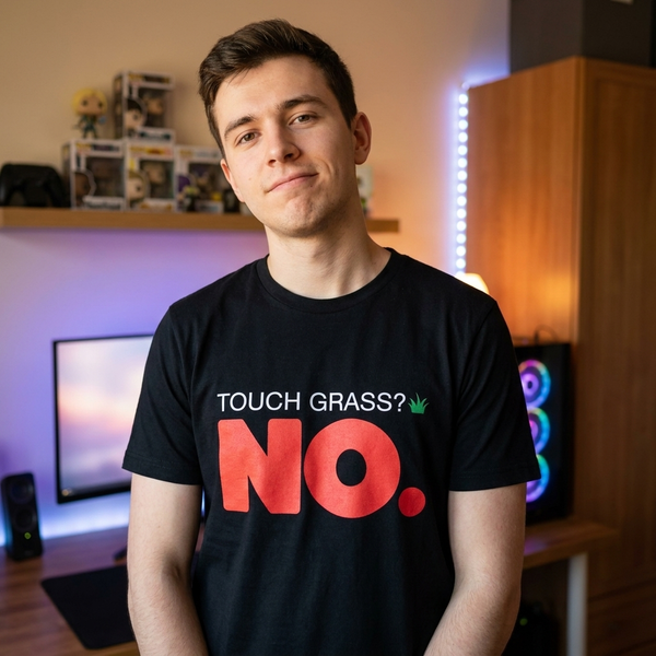 Touch Grass No Shirt | Funny Chronically Online Tee