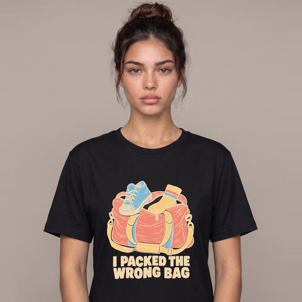 Funny Travel Shirt | I Packed The Wrong Bag Tee