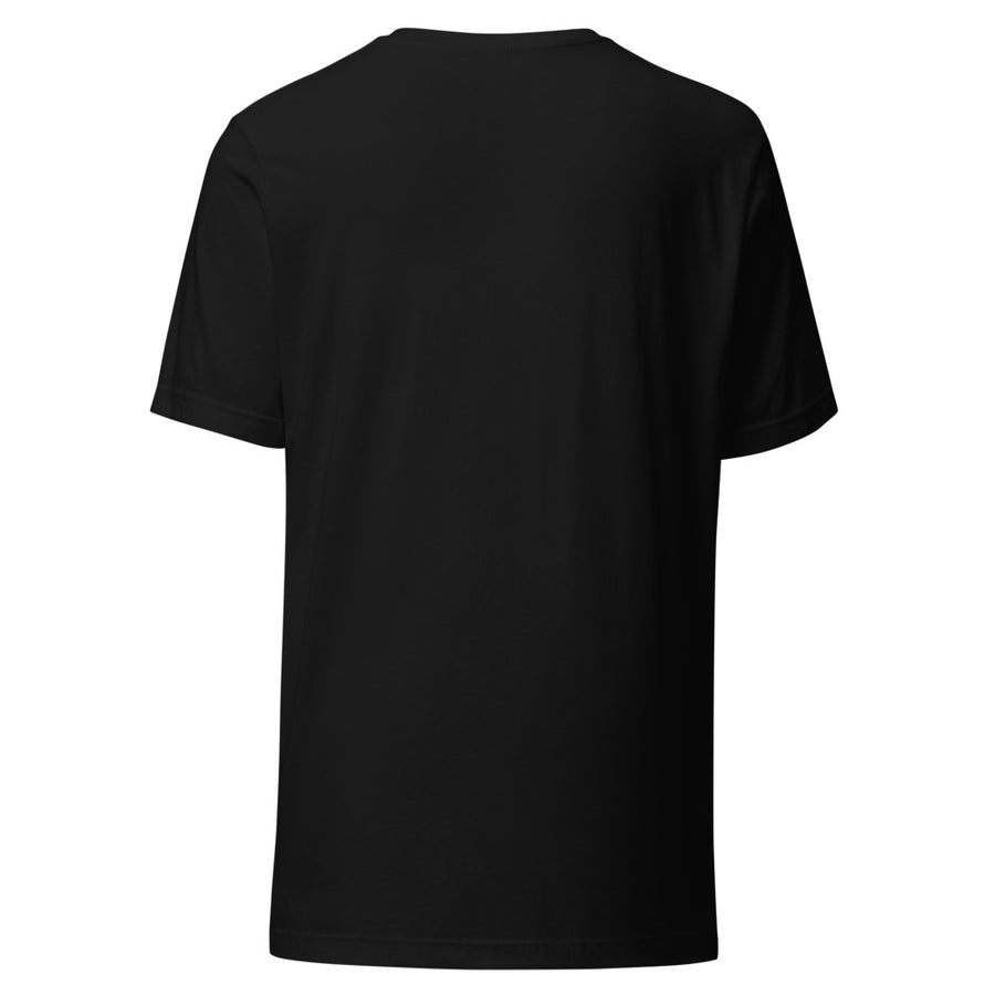 Built for Hard Times Black Recession Core Tee — back detail