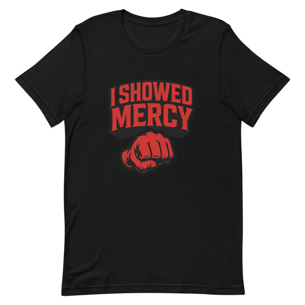i showed mercy shirt - model