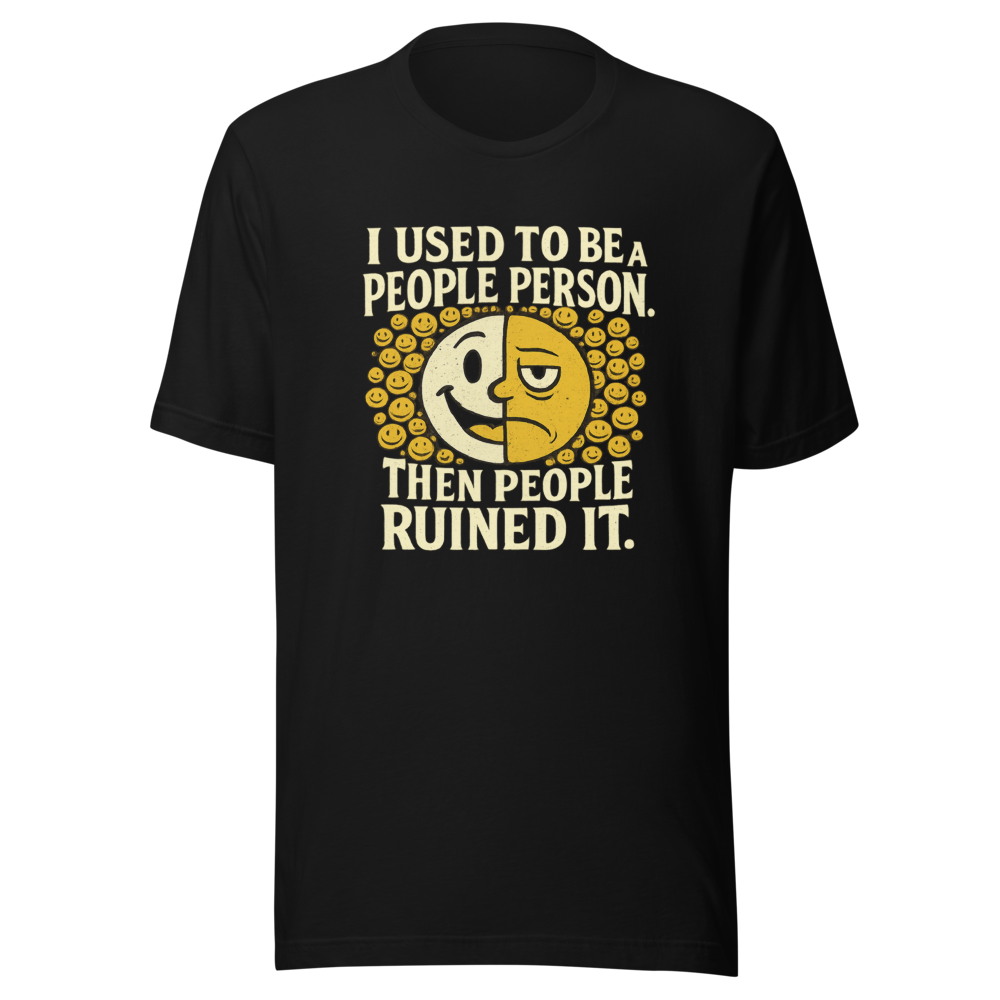 People Person Introvert T-Shirt – front view