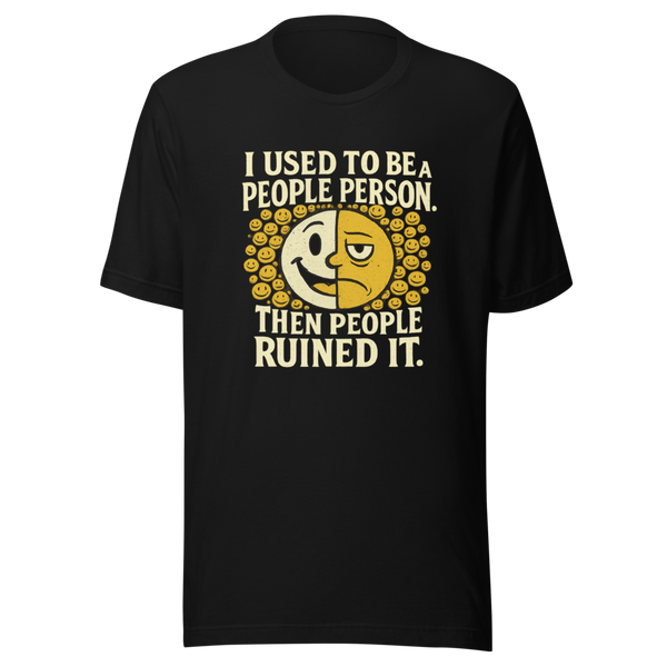 People Person Introvert T-Shirt – front view