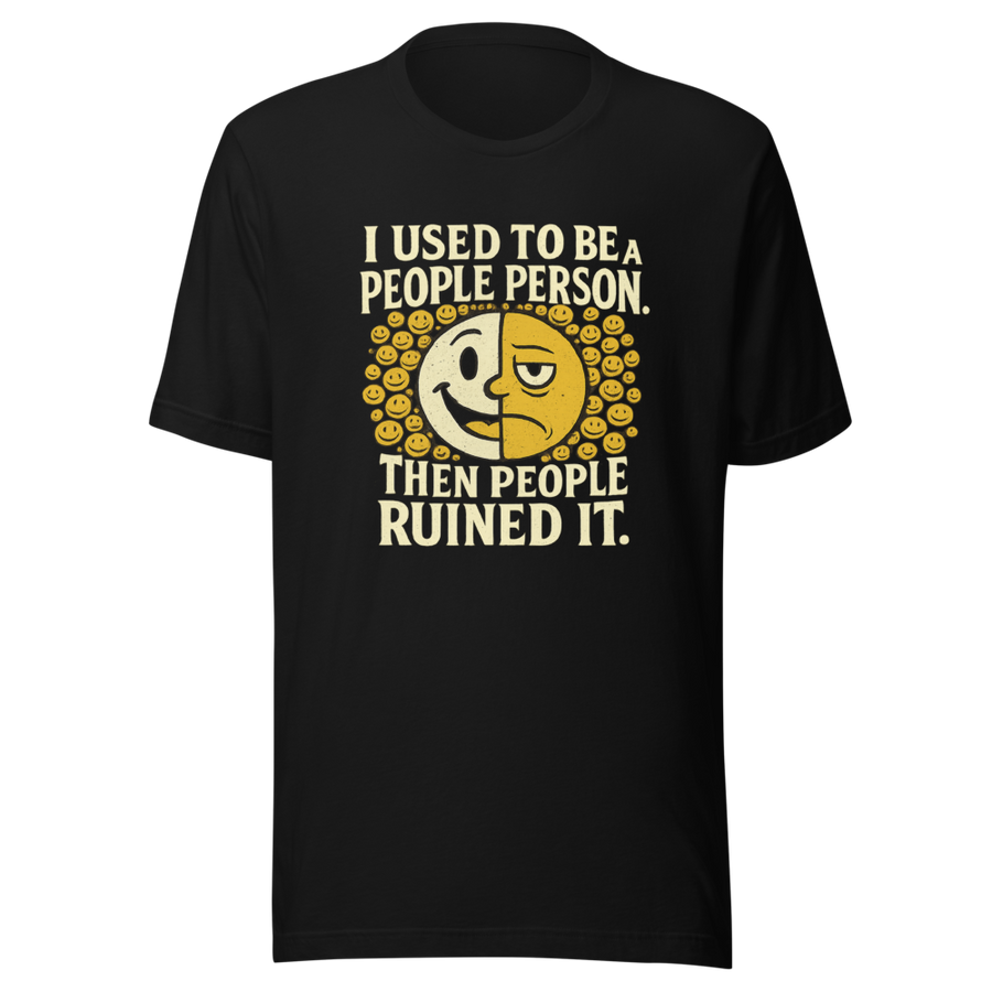 People Person Introvert T-Shirt – front view