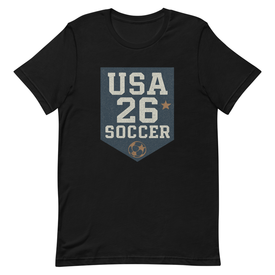 USA Soccer 2026 Retro Tee front detail