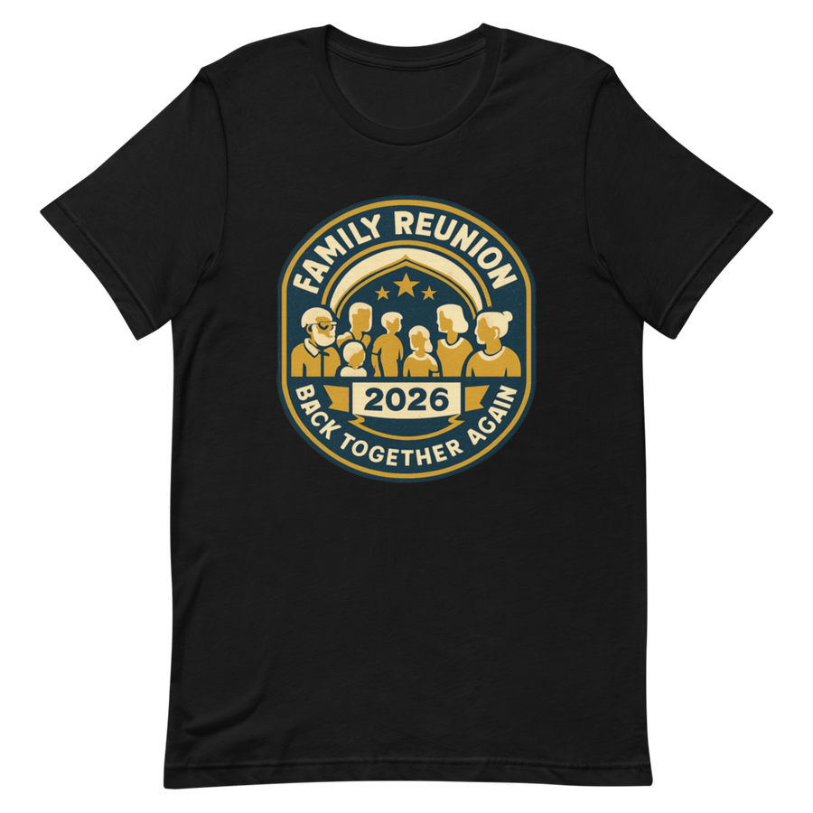 Family Reunion 2026 Summer Crew Pack Shirt front detail
