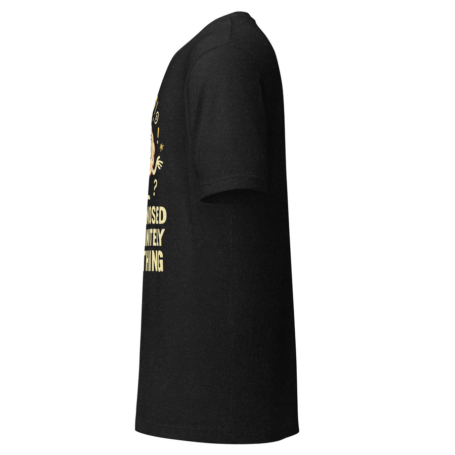 Undiagnosed But Definitely Something shirt - black - left view