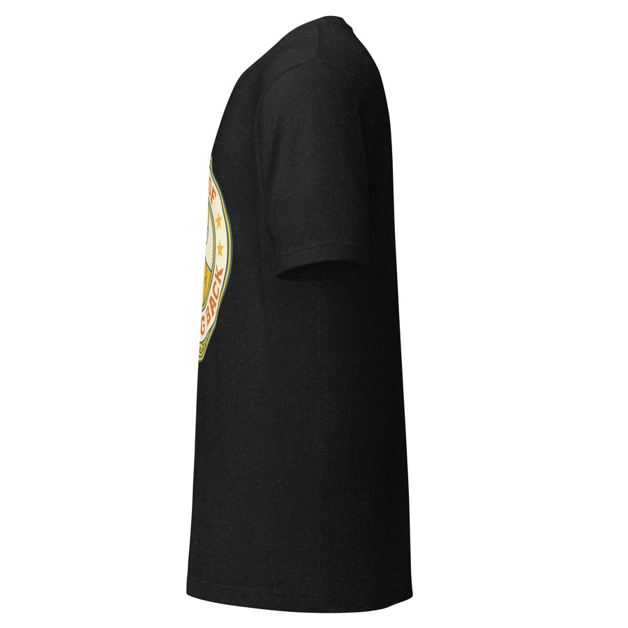 Dept of Circling Back shirt black heather side view